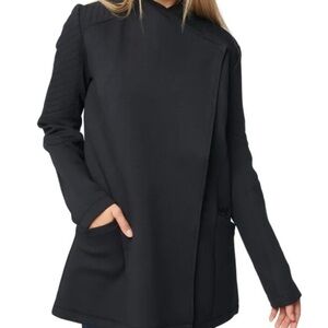 5.11 Tactical Audrey Coverup Wrap with Pockets Black Long Sleeve Top Size Small